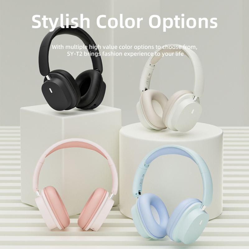 Office Tech Essentials - SY-T2 무선 블루투스 헤드셋(마이크 포함) 9D