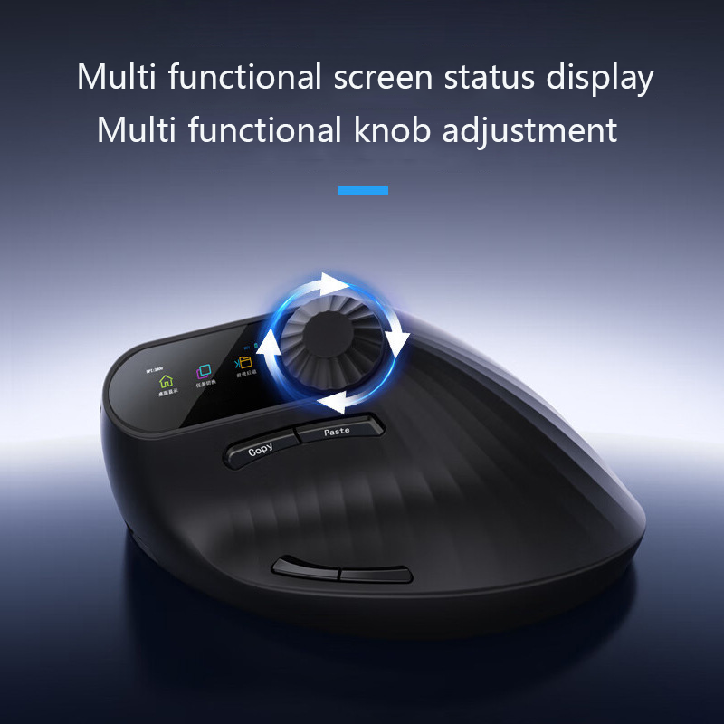 Ergonomic Mouse Vertical - 다기능 인체공학적 마우스 충전식 2.4G 블루투스
