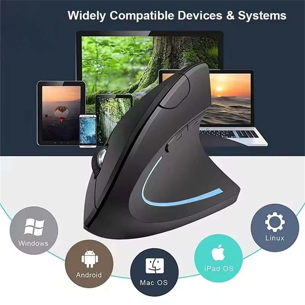 수직 마우스 2.4GHz 무선 광학 마우스 인체 공학적 - Ergonomic Mouse Vertical 리뷰 및 가격