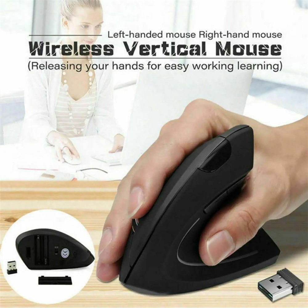수직 마우스 인체공학적 2.4GHz 무선 광학 마우스  - Ergonomic Mouse Vertical 리뷰 및 가격
