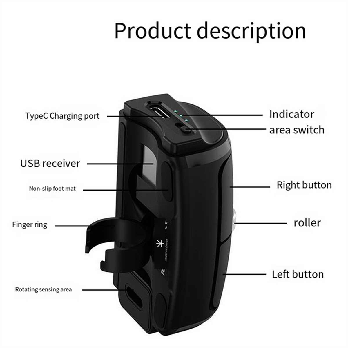AB01 블루투스 2.4G 무선 핑거 마우스 1000D - Ergonomic Mouse Vertical 리뷰 및 가격