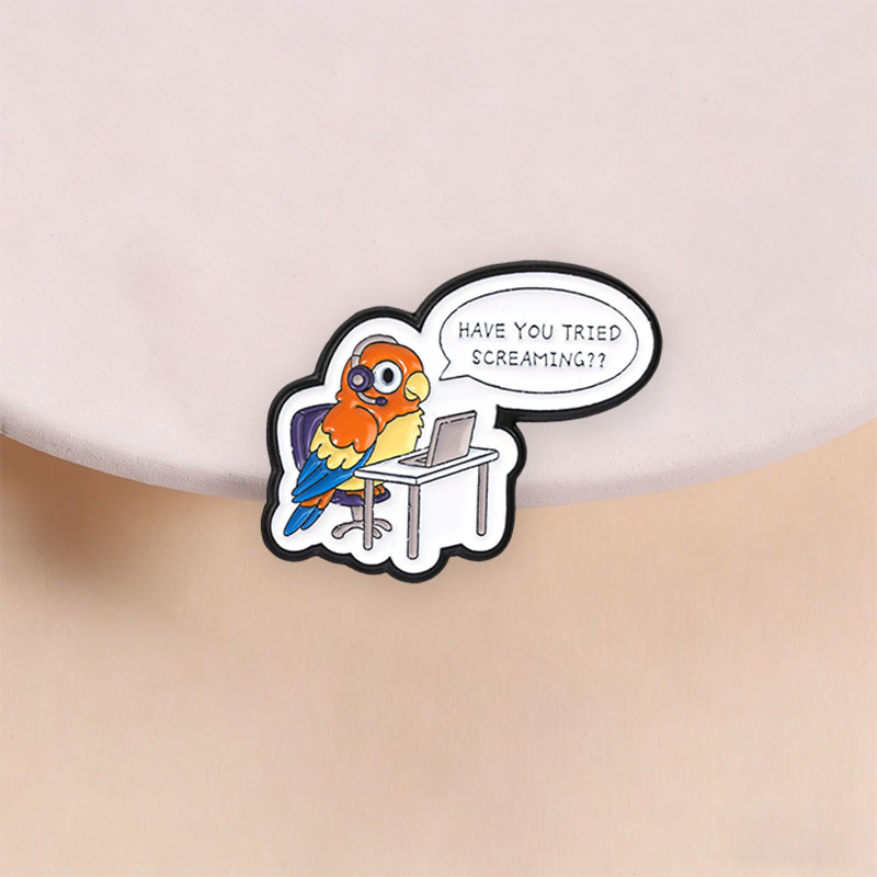 소리 지르는 에나멜 핀을 사용해 보셨나요? 만화 캐릭터 - Office Tech Wear 리뷰 및 가격