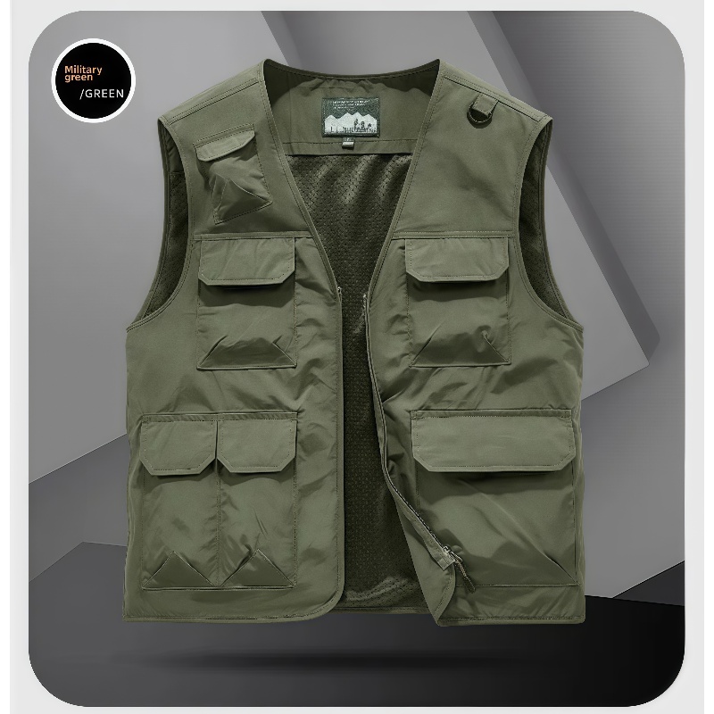 6XL 여름 새로운 야외 조끼 남자 유틸리티 전술 멀티 - Office Tech Wear 리뷰 및 가격