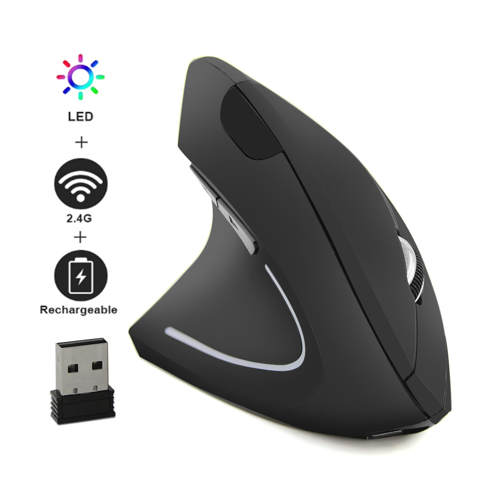 왼손잡이용 유선 무선 수직 마우스 인체공학적으로 충전  - Ergonomic Mouse Vertical 리뷰 및 가격